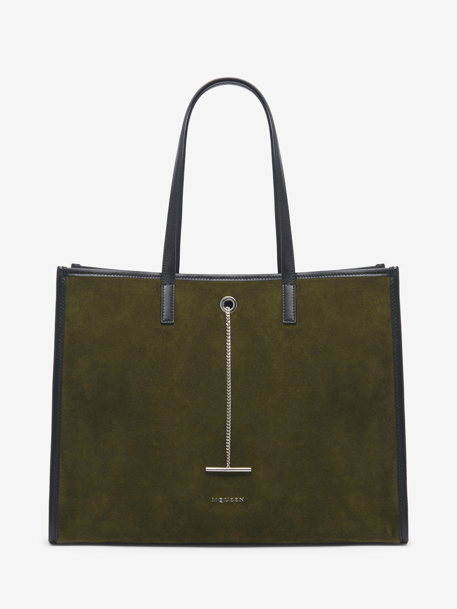 ALEXANDER MCQUEEN - McQueen Pendant Tote Bag - Item 8151841AAUK3391